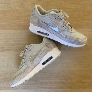 Nike Air Max 90 Premium Snake Trainer Sneakers